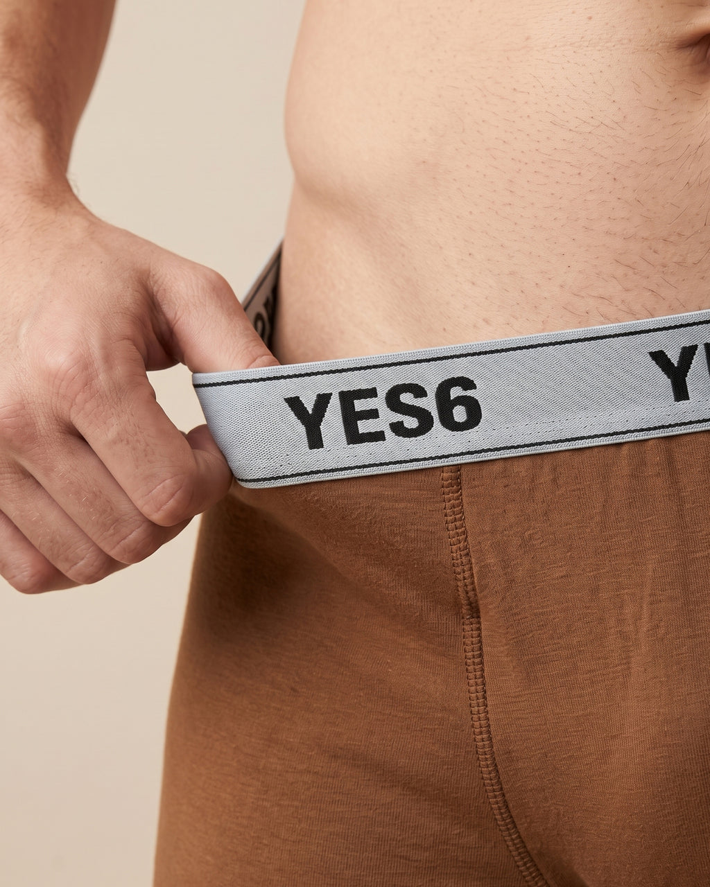 YES6 Premium Trunks – 6-Pack (Green, Grey, Brown)