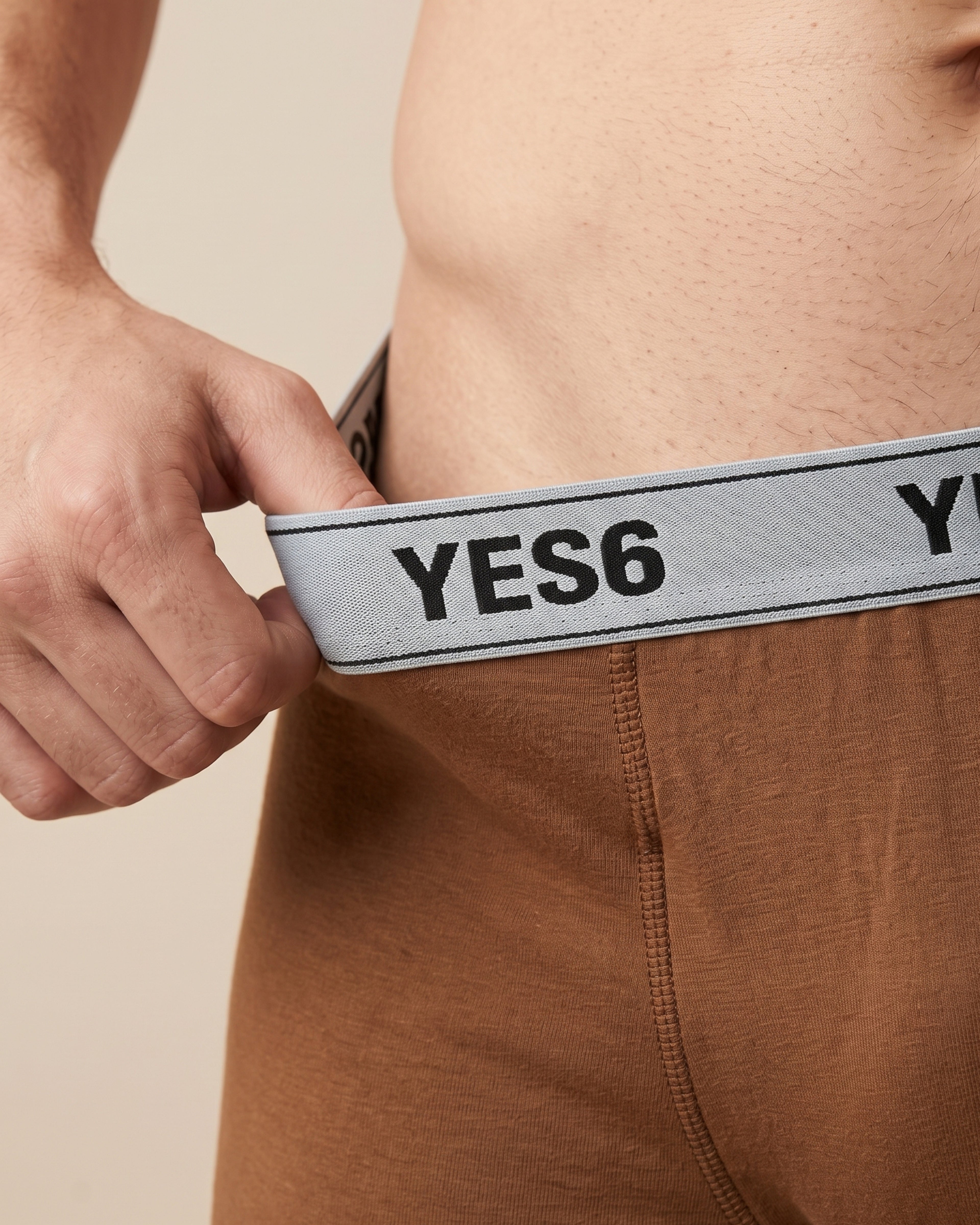 YES6 Premium Trunks – 6-Pack (Green, Grey, Brown)